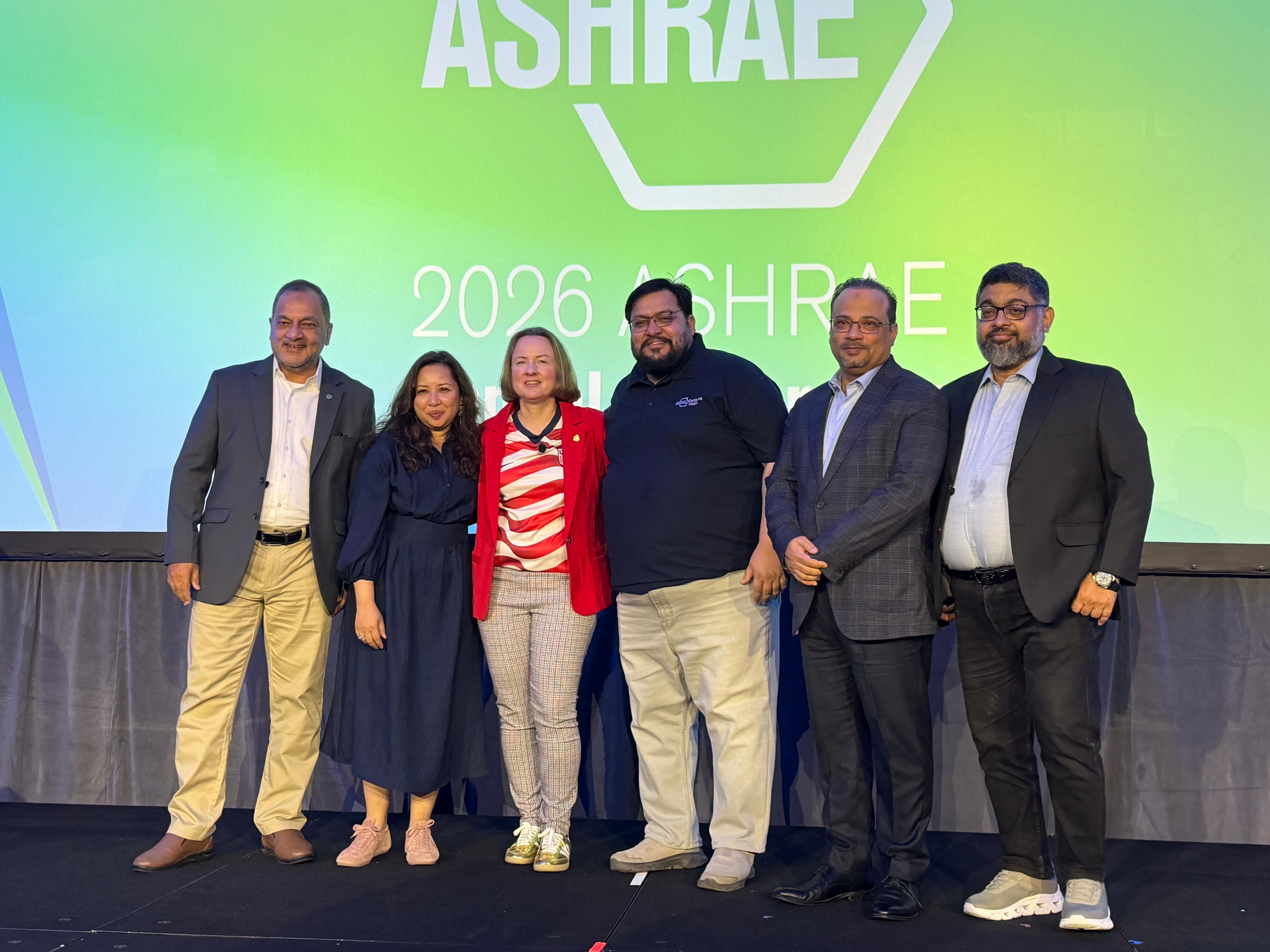 APC Delegates with Sarah E. Maston installed as 2026–27 ASHRAE Society President